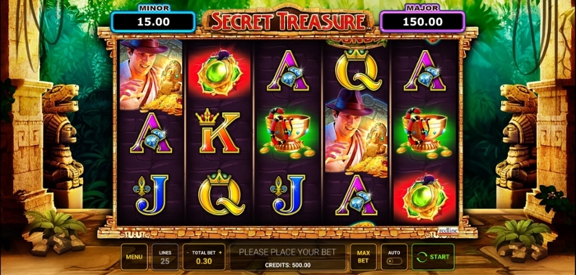 Secret Treasure slot, Slot Secret Treasure online, Rodadas grátis no Secret Treasure